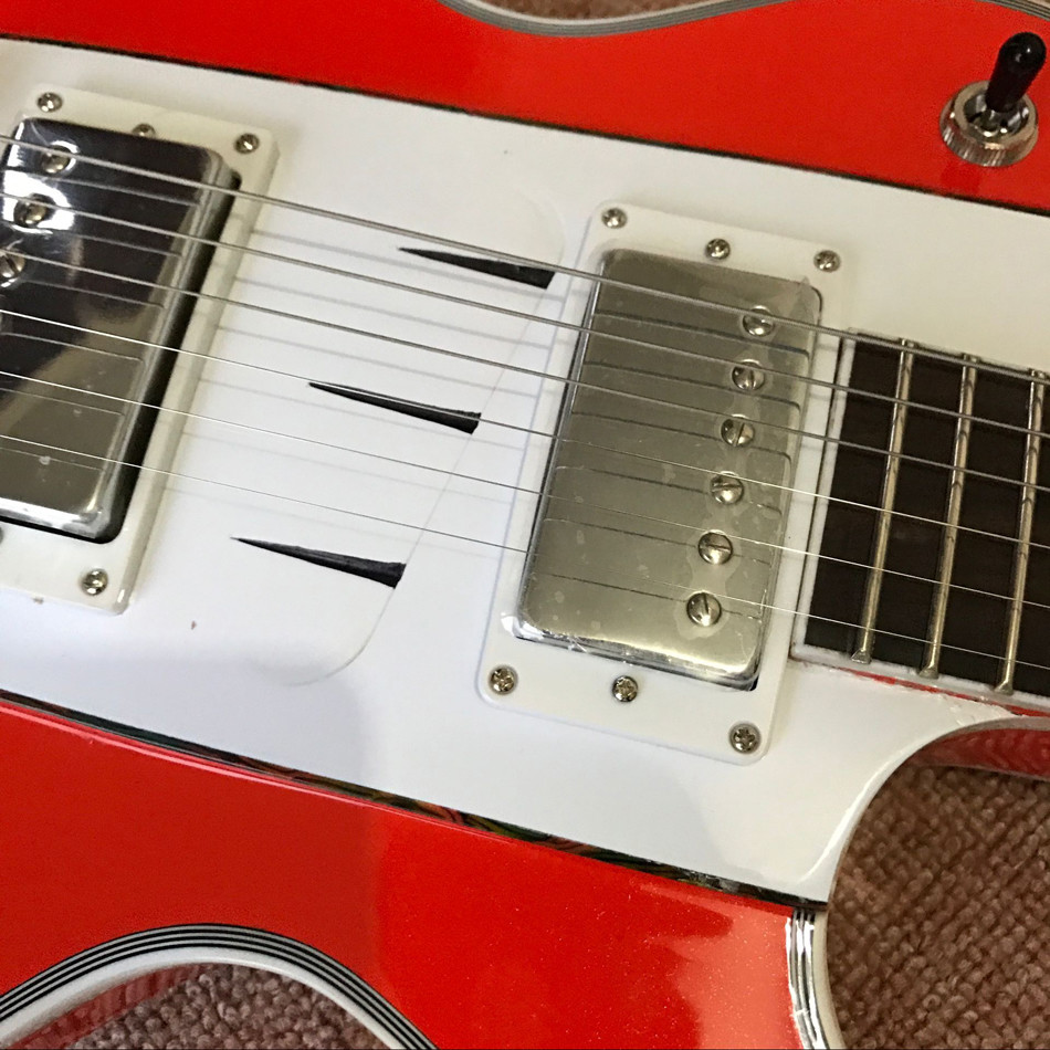 Custom hot selling orange Lp electric guitar guitar musical instruments mahogany body neck