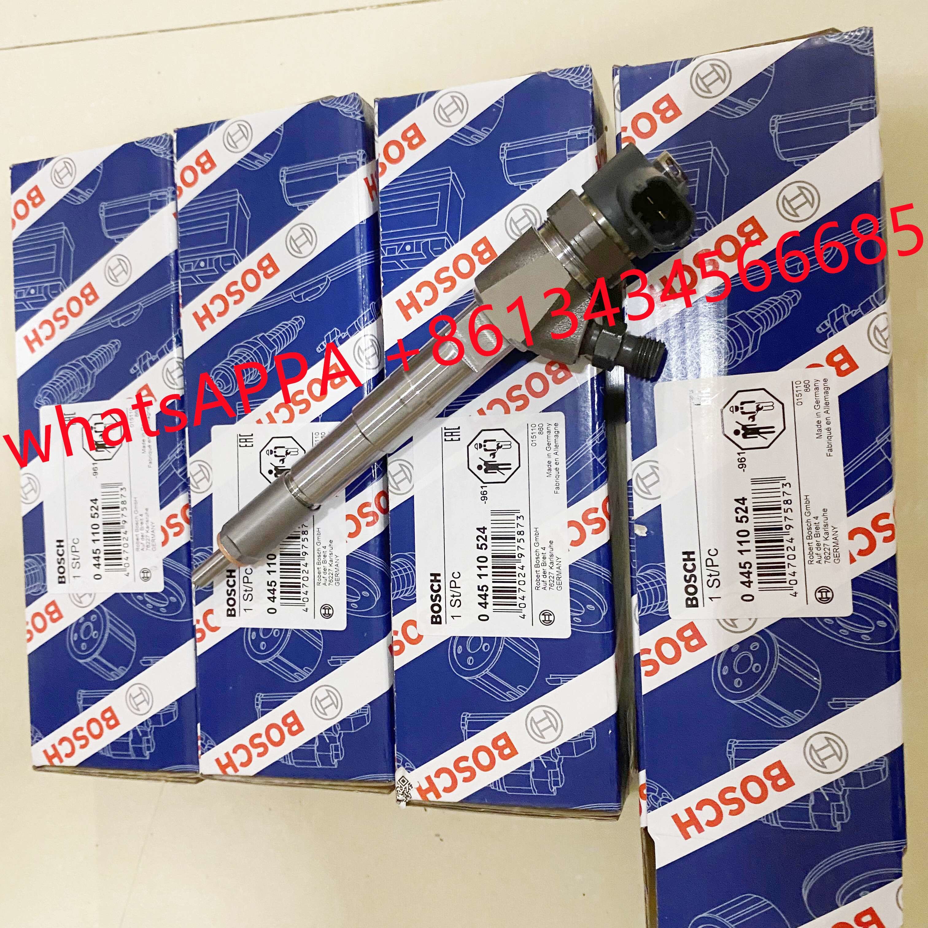Common Rail Nozzle DLLA152P1661 For Diesel Fuel 0445110300 0445110524 Injector FI-FA