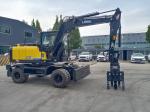 0.2-0.6cbm Bucket Wheel Crawler Loader 10-12rpm Grapple Clamp Orchards Municipal