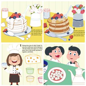 Quality Baking Themed Gift Baking Activity Book For Kids over Ages 3 Paperback wholesale