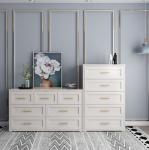 E1 Grade Solid Wood Side Table Cabinet 15mm / 18mm / 20mm Top Thickness