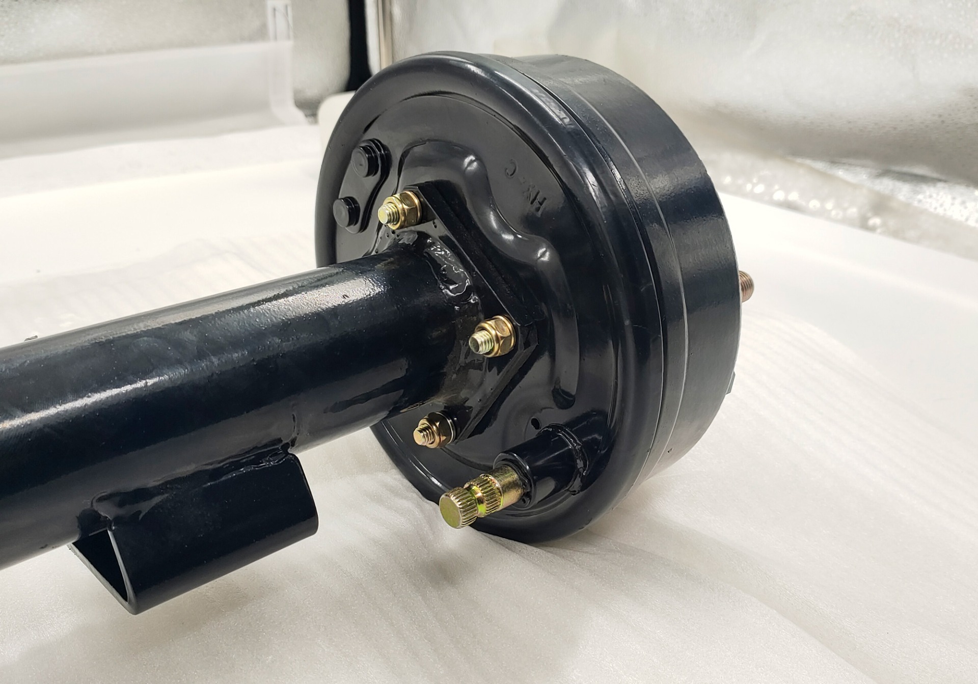 Inner Suspension Changan Afterburner Booster 180 Drum Machine Brake Tricycle Rear Axle