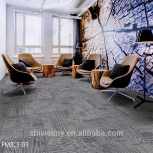 Quality Chinese multi level loop 3mm/4mm/5mm 50*50cm Polypropylene carpet tile wholesale