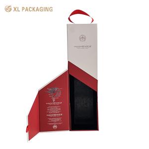 Quality Foldable Custom Wine Paper Box Magnet Closure Lid Packing Boxes For Wine Bottles wholesale
