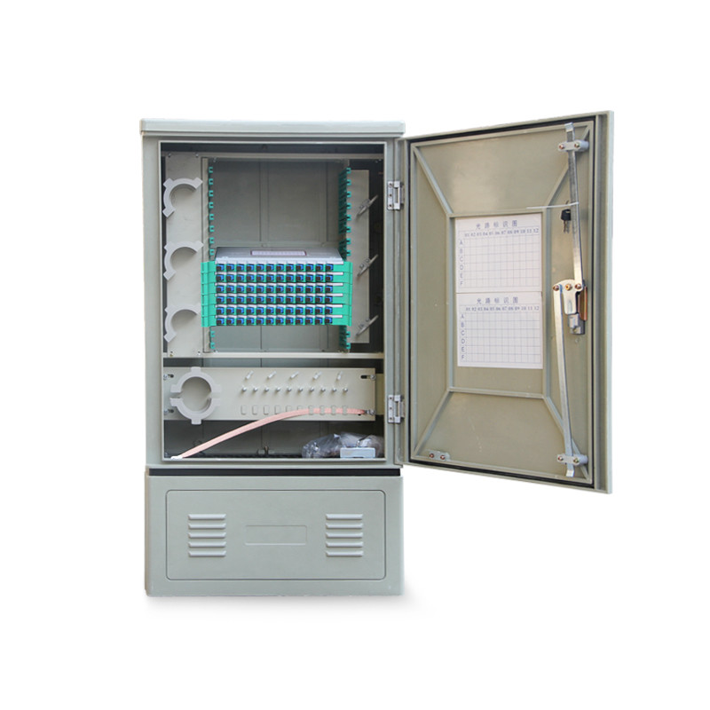 Floor Standing Outdoor SMC 576 Fiber Distribution Terminal Box For FTTH