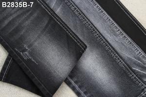 Quality 62/63” Light Slub Black Denim Jeans Fabric 10.5oz For Garment wholesale