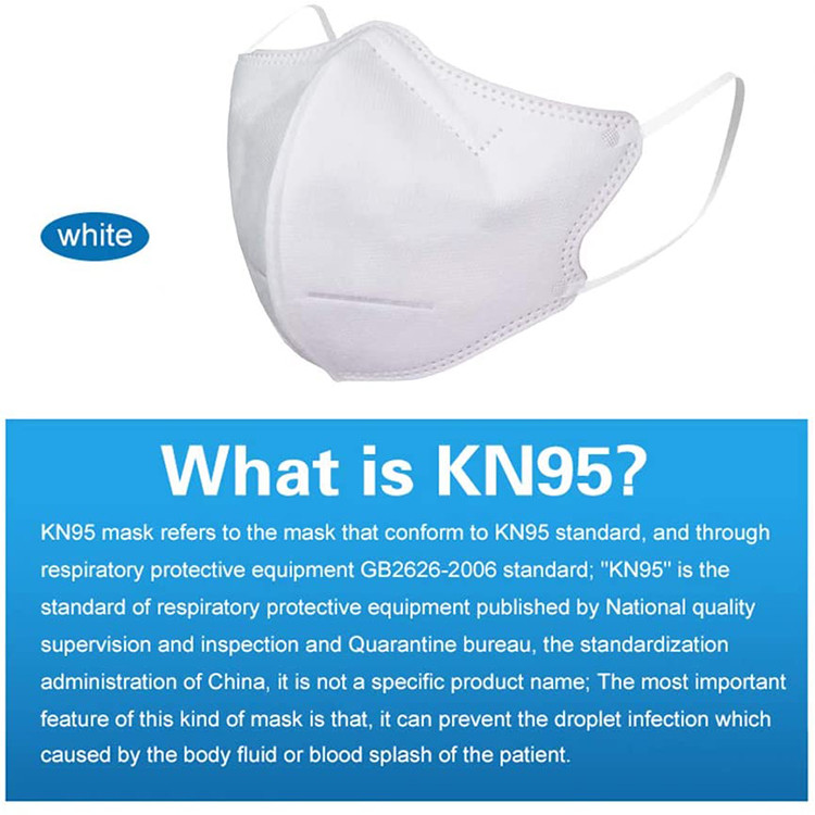 Anti Virus KN95 Face Mask Protective KN95 Civil Mask Full Coverage