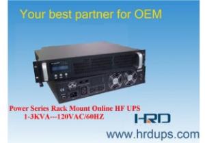 Quality 120Vac Online Rack Mount HF UPS 3KVA wholesale