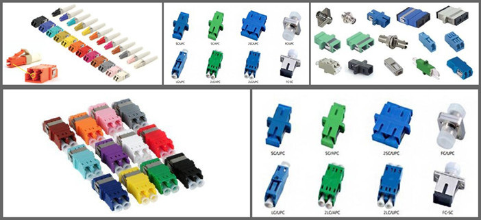 Simplex ST UPC Male To SC UPC Female Fiber Optic Cable Adapter