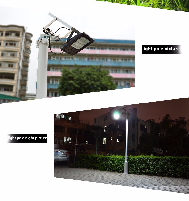 N500E F motion sensor 120 leds solar power waterproof IP 65 solar street flood light