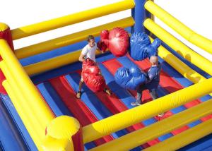 Quality Indoor Playground Inflatable Sports Games Bouncy Wrestling Ring Jumper For Kids wholesale