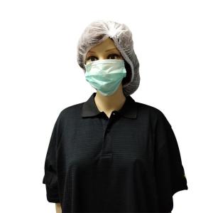 Quality 5 Mm Knitted Cotton Fabric Antistatic POLO Shirt Short Sleeve With ESD Sign wholesale
