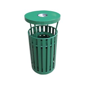 Quality ISO18000 Certificate Modern 20gal Street Steel Outdoor Trash Can wholesale