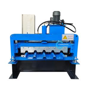 Quality Hydraulic Cutting 45 Steel Roller Roofing Sheet Machine Low Noise wholesale