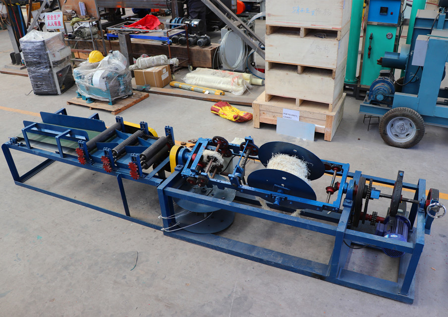 Wood wool rope twisting machine, Wool Wool Rope Making machine wool rope firefighter production line