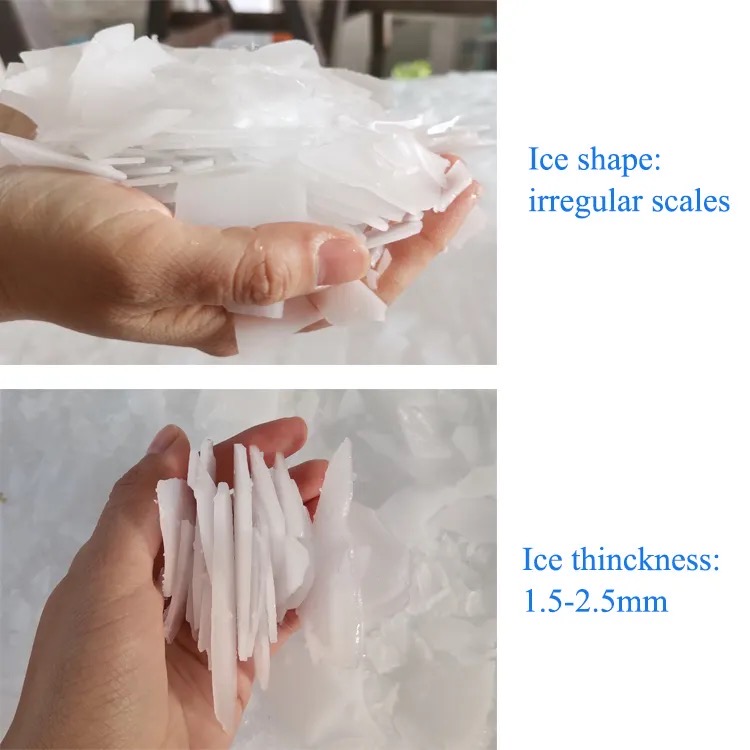 Directly Sold by 10T Flake Ice Machine with A/W Cooling Way and 380v/50hz/3p Voltage