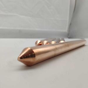 Quality 20mm 19mm 4 Feet Pure Copper Solid Earth Rod Elongation wholesale