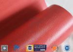 Furnace Curtain 0.45mm 40/40g 1000mm Red Silicone Rubber Coated Fiberglass