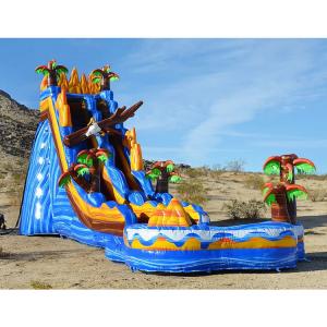 Quality Inflatable Water Slide For Kids 25'H Palm Big Wholesale New Products For Sale wholesale
