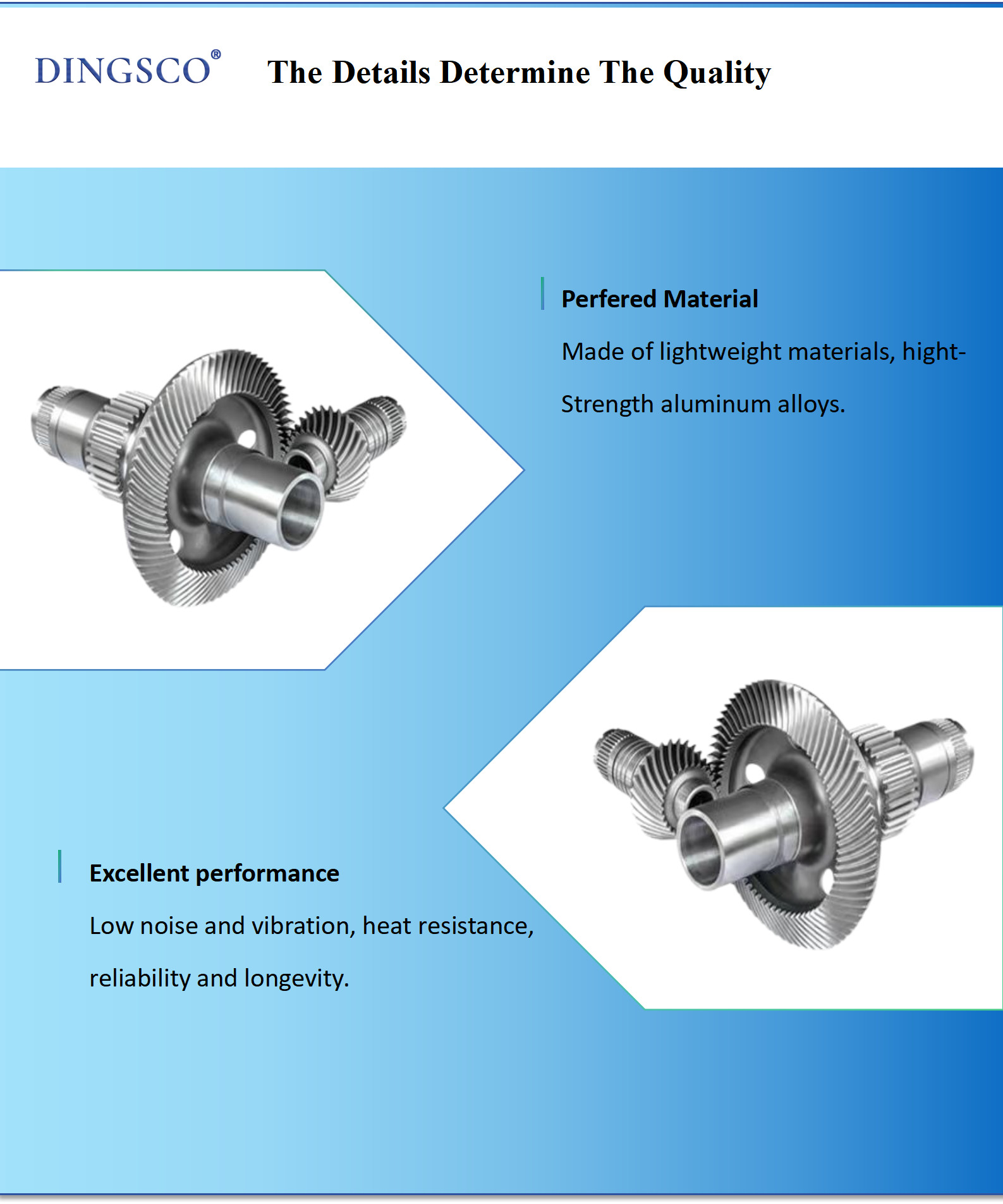 Aerospace Gear Lightweight Bevel Gear Custom CNC Grinding Gear