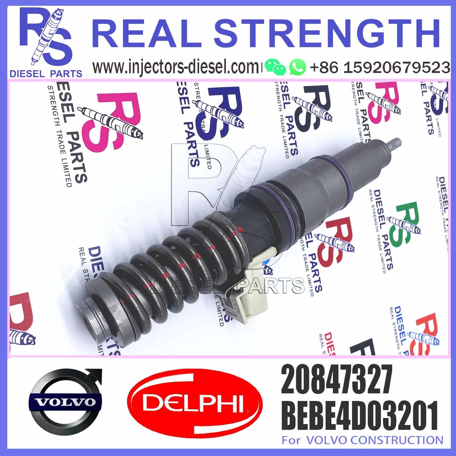 20547350 20547351 20555521 20564425 20564930 20569291 ELIC Engine Common Rail Fuel Injector 207012362 20714369 20747798