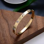 12g CZ Diamond Gold Bracelet