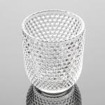 11 Oz Hobnail Embossed Drinking Glasses Tumblers Transparent 315ml Old Fashioned