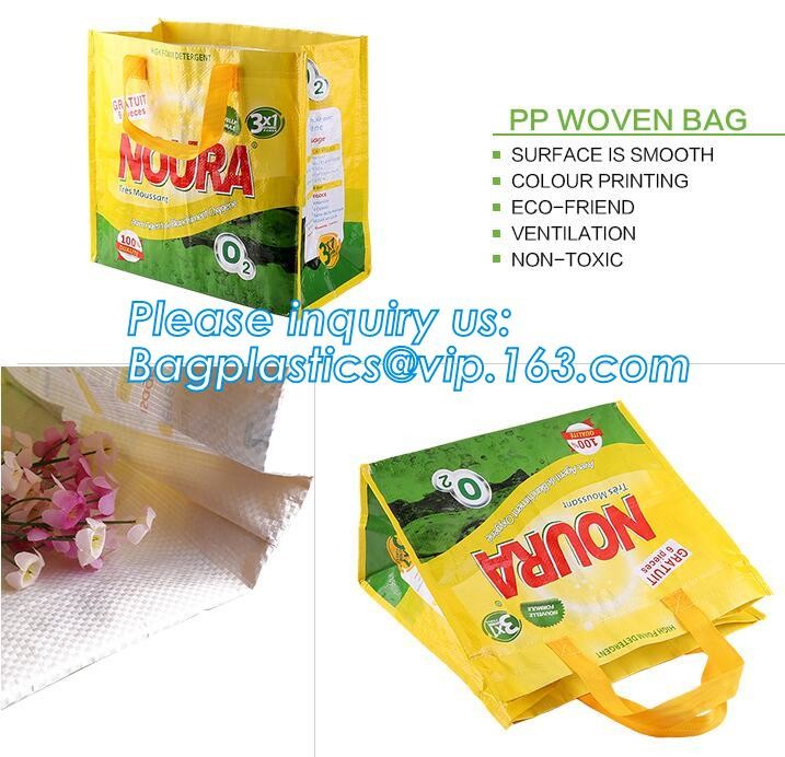 Fashion WaterProof PP Woven Laminated Handle Shopping Bag,fashion laminated reusable pp woven big shopping woven bag