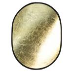 Portable Golden Oval Collapsible Light Reflector For Photography Studio 120x90cm