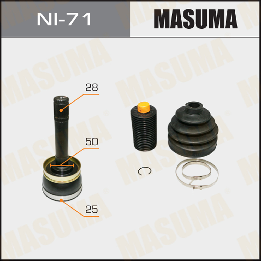 NI-71 MASUMA Auto Car inner c.v joint for NISSAN ELGRAND APWE50 1KDFTV 39211-58G60