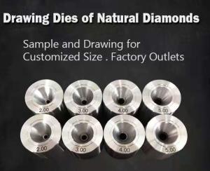 Quality 2.0mm 3.0mm 4.0mm hole Diamond Drawing Dies wholesale
