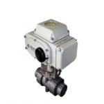 Normal Temperature PVC Electric Ball Valve IP67 Quick Open Ball Valve