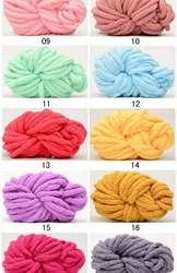 Giant Chunky Crochet Hand Knitting Chenille Yarn For Blankets
