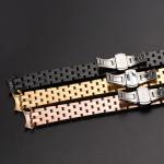 Stainless Steel WatchBand Men's Bracelet for Watches Ladies Wristwatches