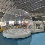 Commercial Kids Party Inflatable Bubble House Jumping Bouncer PVC