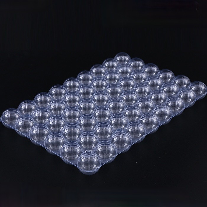 Custom Blister Transparent 54 Cavity Pet Berry Fruit Clamshell Box Disposable Yangmei Fruit Clear Plastic Container Packing Box
