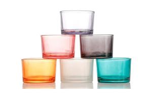 Quality Custom Style 140ml Luxury Christmas Present Candle Vessels Empty Luxury Glass Candle Jars for Candle wholesale