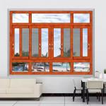 Soundproof Double Tempered Glass Window , Aluminium Laminated Glass Sliding