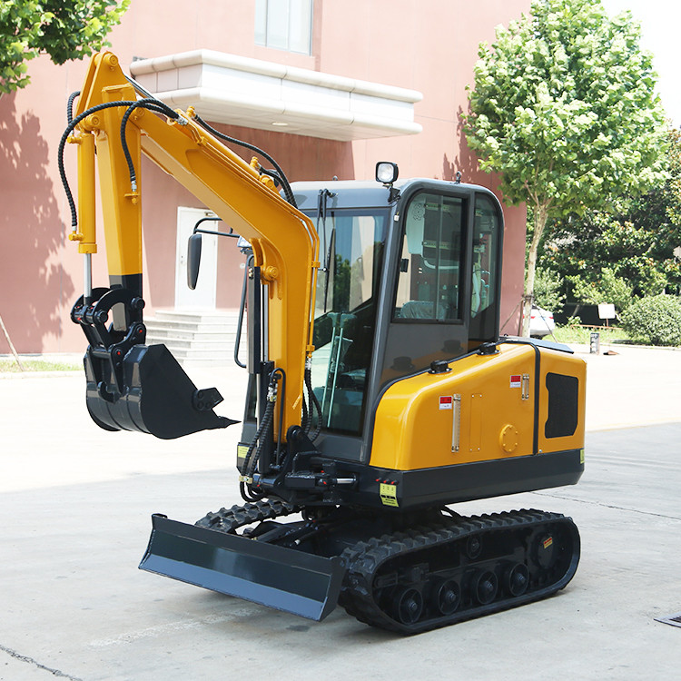 Earth Moving Machine Track Width 230 mm Customized Household Mini Excavator