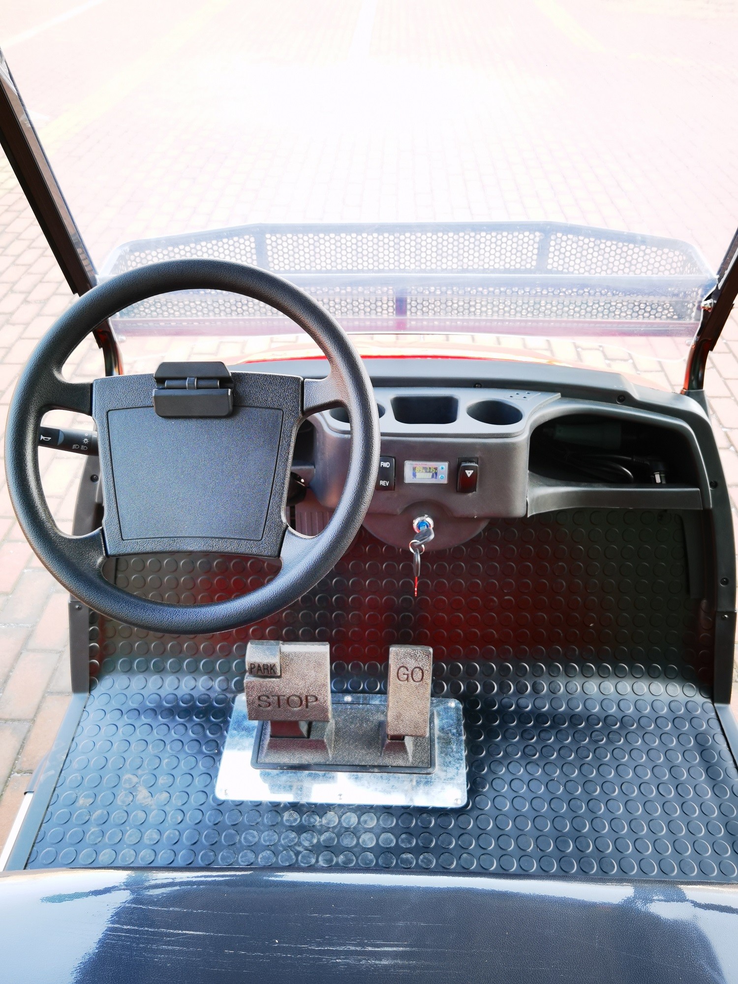 4 Wheel Street Legal Family Electric Off Road Utility Golf Cart 8 Seater With Storage Box