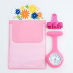 Pen-bag Silicone Brooch Nurse Watch Fob Watch Nursing Gift Quartz Pen Clips 4