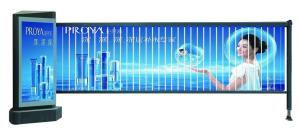 Quality Steel Boom Barrier Gate Remote Control , Advertising Parking Lot Gates wholesale