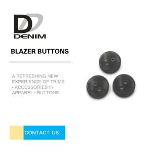 Quality Grey Resin Fancy Blazer Buttons 4 Holes Washable For Shirt wholesale