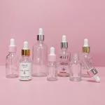 30ml 50ml 100ml Pink Cosmetic Dropper Bottle Hair Oil Dropper Bottle BPA Free