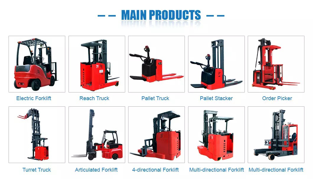 Electric Stacker 1500kg 2000kg Heavy Duty Type Electric Drive and 550/685mm Fork Width
