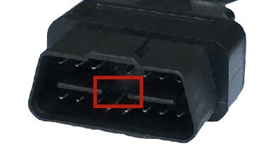OBD2 OBDII J1962 Right Angle Male 24V to Female Extension Flat Cable