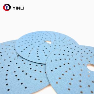 Quality 7 Hole Zirconia Sanding Disc Aluminum Oxide 80 Grit Sandpaper For Metal wholesale