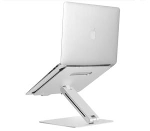 Quality ROHS 17inches Laptop Standing Desk Riser / Metal Laptop Stand wholesale