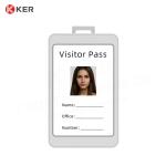Office electronic RFID/NFC Plastic Card Smart Employee ID Badge Card Conference