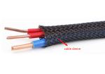 High Flame Retardant PET Eexpandable Braided Sleeving For Wire Cable Protection
